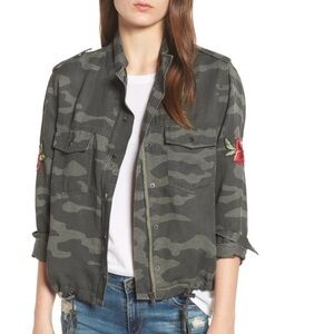 Rails Collins Camo Rose Patch Jacket